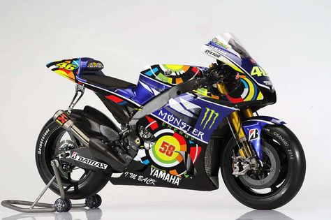 Valentino Rossi Yamaha Monster livery Vehicles Aesthetic, Mv Agusta Dragster, Rossi Yamaha, Valentino Rossi Yamaha, Vr46 Valentino Rossi, Yamaha Motogp, Valentino Rossi 46, Custom Sport Bikes, Yamaha R6