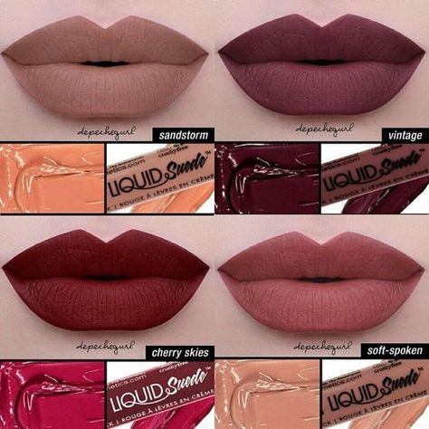 Nyx Sandstorm, Fall Lip Color, Maquillage Yeux Cut Crease, Nyx Liquid Suede, Soft Spoken, Matte Lipsticks, Nyx Makeup, Makeup Swatches, Makeup Goals