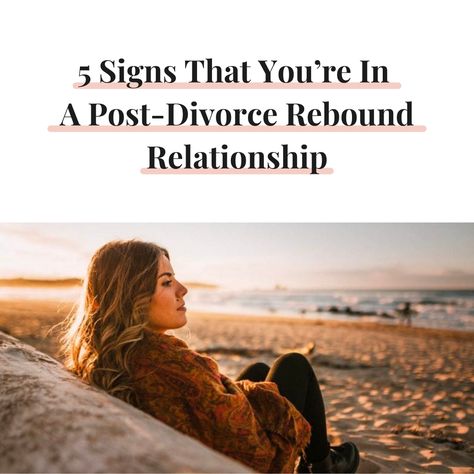 Wondering if your post divorce relationship is real or just a rebound? Stacey Freeman has 5 signs to look out for a post-divorce rebound relationship. New Relationship After Divorce, Relationships After Divorce, Post Divorce Photoshoot, Post Divorce Glow Up, Relationship After Divorce, Dating A Divorced Man, Divorce Tips, Rebound Relationship, Divorce Recovery