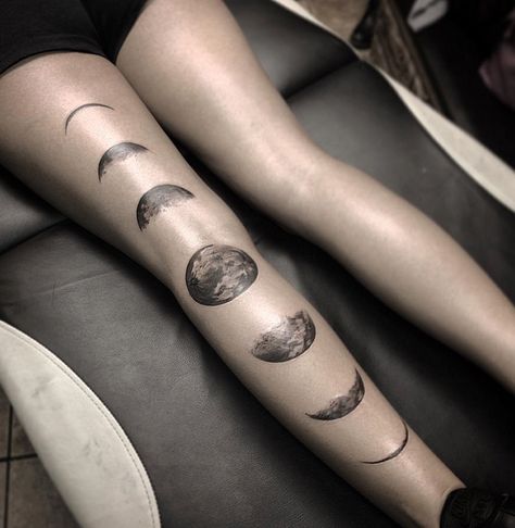 Cycle Tattoo, Phases Of The Moon Tattoo, Moon Cycle Tattoo, The Moon Tattoo, Small Moon Tattoos, Moon Phases Tattoo, Native Tattoos, Moon Tattoo Designs, Moon Cycle