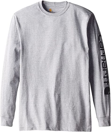 Carhartt Men's Signature Sleeve Logo Long Sleeve T-Shirt | Amazon.com Zumiez Outfits, European Mens Fashion, Prana Clothing, Tapered Jeans Men, Carhartt Long Sleeve, Mens Chukkas, Carhartt Logo, Carhartt Shirts, Mens Fashion Jeans