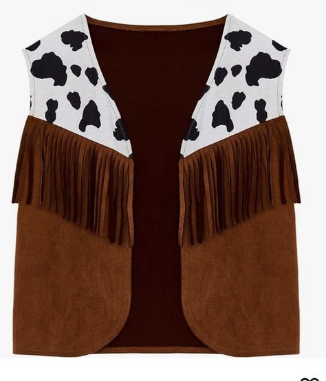 Cow Print Vest, Cowboy Outfit, Cowboy Costume, Western Costumes, Cowgirl Costume, Fancy Dress Up, Cowboy Outfits, Dress Up Outfits