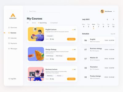 Website Course, Creative Market Design, Course Web, Card Ui, Desain Ui, Web Design Course, Footer Design, Data Visualization Design, Directory Design