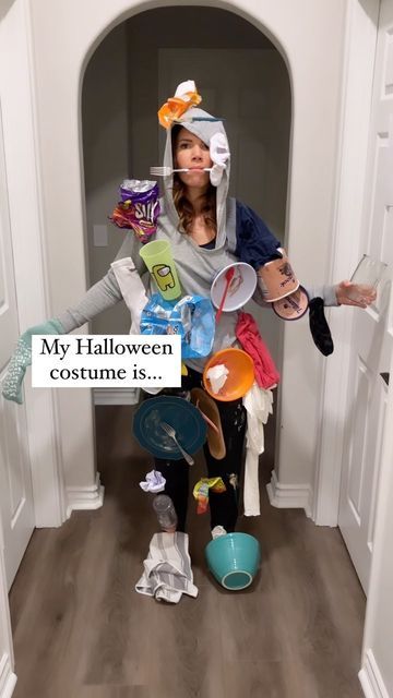 Kristina Kuzmic on Instagram: "For Halloween, I’m dressed as my teenagers’ bedrooms. Or more accurately, their bedroom floors. The name of this costume is (read in an annoyed tone): “What? It’s clean, mom!” P.S. My teens don’t think this costume is funny." Funny Teen Halloween Costumes, Kristina Kuzmic, Teenage Halloween Costumes, Son Bedroom, Hallowen Costume, Teenage Room, Costumes For Teens, Teenager's Room, Teen Daughters