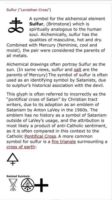 Leviathan Cross (a.k.a. Sulfur or Brimstone symbol) Leviathan Cross Meaning, Sulfur Alchemy, Leviathan Cross Tattoo, Leviathan Symbol, Satanic Rules, Spiritual Satanism, Laveyan Satanism, Leviathan Cross, The Satanic Bible