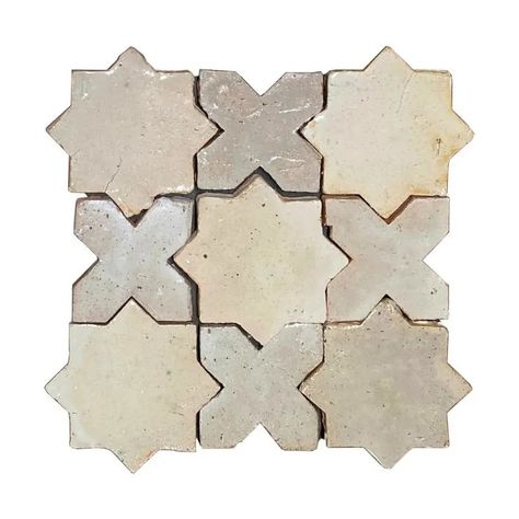 Star And Cross Marble Tile, Lake House Master, Morocco Tiles, Joshua Tree House, Front Kitchen, Sun Rooms, Zellige Tiles, Witch Cottage, Best Bathroom Designs