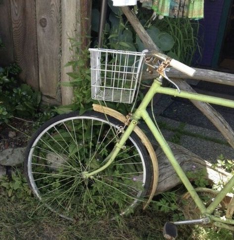 image B A P Yongguk, Bicycle Aesthetic, Blue Moodboard, Green Inspo, Green Bicycle, Mint Aesthetic, Green Bike, Mint Green Aesthetic, Bike Aesthetic