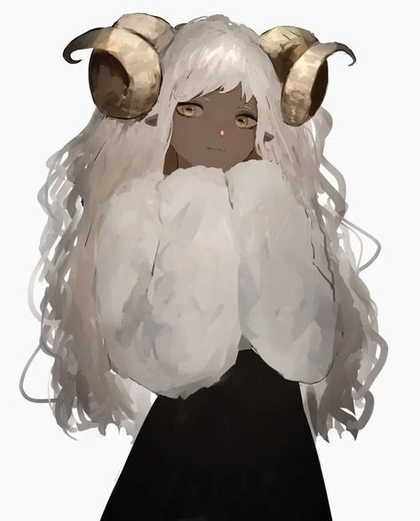 Credits to the author 영감을 주는 캐릭터, Dnd Characters, Character Portraits, Cute Characters, White Hair, Fantasy Character Design, Character Drawing, Character Design Inspiration, Character Concept