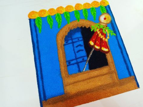 https://youtu.be/gzgD4tZihyg Gudhipadva Rangoli, Gudhi Padwa, Padwa Rangoli, Gudi Padwa Rangoli, Cartoons Rangoli, 3d Wall Art Sculpture, Poster Rangoli, Rangoli Simple, Easy Rangoli Designs Diwali