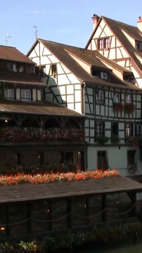 Strasbourg France video tour Including Strasbourg Cathedral. During our cruise we enjoy a tour of Strasbourg, France, including of course, a visit to the 12th century Gothic pink sandstone cathedral, home to an astronomical Renaissance clock and a soaring spire. We visit Place Gutenberg and explore La Petite France, a pedestrian area brimming with half-timbered houses, boutique shops and cafes. France Video, France Strasbourg, Strasbourg Cathedral, Painted Houses, Alsace Lorraine, Romanesque Architecture, Strasbourg France, Visit France, Romantic Places