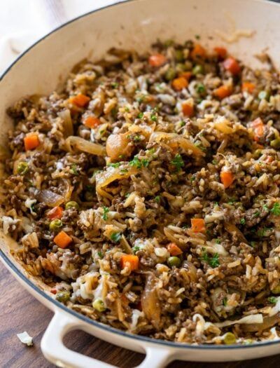 Ground Beef Archives - I Wash You Dry French Onion Beef And Rice, Recipes Using Rice, French Onion Beef, Recipe Ground Beef, Easy Comfort Food Dinners, Ground Beef Rice, Beef Rice, Beef Casserole Recipes, Ground Beef Casserole