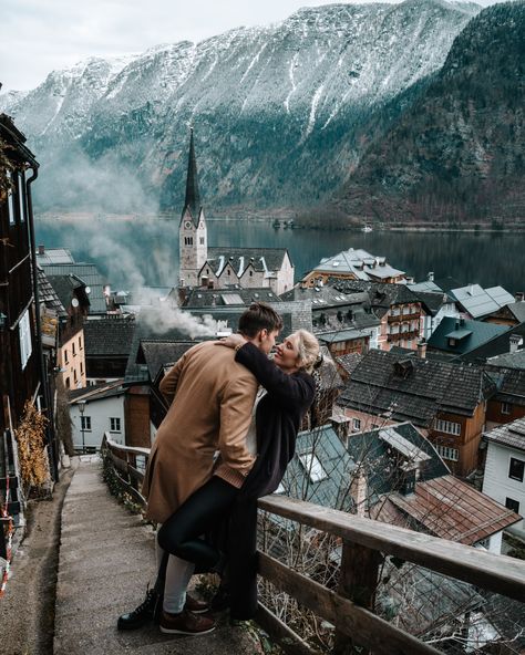 Austria Hallstatt, Hallstatt Austria, Austria Travel, Romantic Vacations, Beautiful Villages, Alam Yang Indah, Salzburg, Best Vacations, Travel Inspo