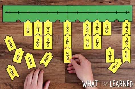 Third Grade Fractions, Teaching Fractions, Math Instruction, Number Puzzles, Math Strategies, What I Have Learned, Math Fractions, Third Grade Math, Homeschool Math