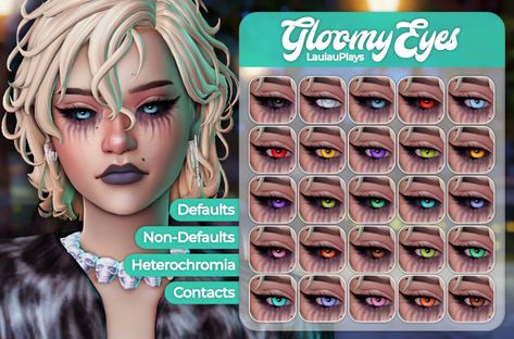 Sims 4 Cc Sclera Eyes, Sims 4 Cc Black Sclera, Black Sclera, Sims4 Cc, Sims 4 Cc, The Sims 4, The Sims, Sims 4, White And Black