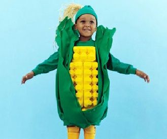 Corn on the cob costume - looks like it was hard but instructions make it sound so easy! Corn On The Cob Costume, Homemade Halloween Costumes For Kids, Corn Costume, Fruit Costumes, Egg Carton Crafts, Diy Costumes Kids, Diy Halloween Costumes For Kids, Homemade Halloween Costumes, Holiday Costumes