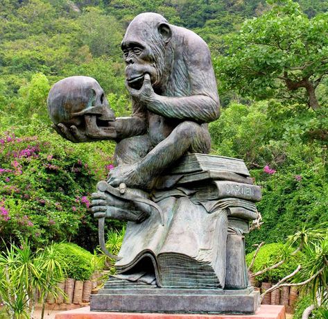 Modern original animal Bronze Famous monkey statue Description: We would use the Monkey Statue, Balloons Photography, Bronze Sculpture Animal, Cement Art, Monkey Art, Elephant Statue, Steel Sculpture, Animal Statues, Art Station