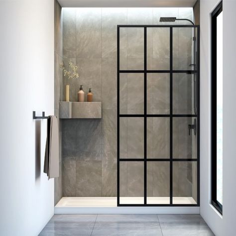 https://www.instagram.com/p/COP8QnnNr2-/?igshid=o931wmcs0b65 Round Shower Enclosure, Clear Glass Shower Door, Shower Door Designs, Glass Shower Panels, Modern Market, Master Bath Shower, Walk In Shower Enclosures, Shower Fixtures, Shower Base