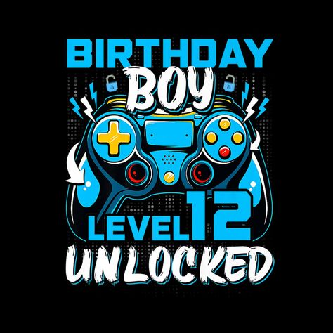 12th Birthday Boy Video Games 12 Year Old Gift Kid birthday gifts for women birthday decorations gift card birthday birthday gifts for men birthday cards birthday gifts for mom birthday wrapping paper birthday gifts happy birthday birthday shirt Happy 12th Birthday Boy, Paper Birthday Gifts, Men Birthday Cards, Kid Birthday Gifts, Happy Birthday Games, Comidas Fit, Wrapping Paper Birthday, Boy Video, 9 Birthday