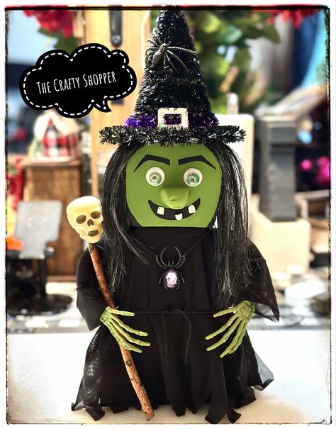 Hello everyone 👋, I made this Witch 🧙 using 196 of Dollar Tree 🌳 Jenga Blocks. She's kinda creepy 😅 she might have to stay in the basement 😂........ Tutorial is up on my channel 🫶! Happy crafting ❤️. #dollartreediy #dollartree #dollartreecrafts #jengablockcrafts #tumblingtowercrafts #jengablockwitch #witchcrafts #halloweencrafts #dollartreehalloween Dollarama Crafts, Tree Projects, Jenga Blocks, Dollar Tree Halloween, Tumbling Blocks, Block Craft, Diy Pool, Fall Halloween Crafts, Easter Crafts Diy