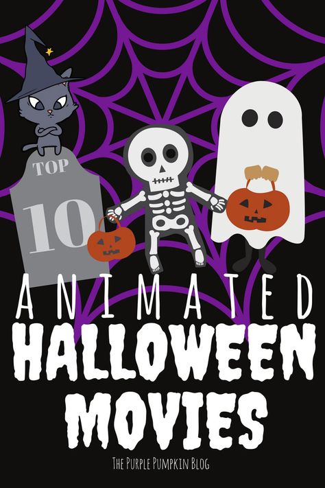 Top 10 Animated Halloween Movies! Animated Halloween Movies, Cute Halloween Pictures, Halloween Movies List, Spooky Halloween Pictures, Animated Halloween Props, Happy Halloween Pictures, Animated Halloween, Charlie Brown Halloween, Kid Friendly Halloween