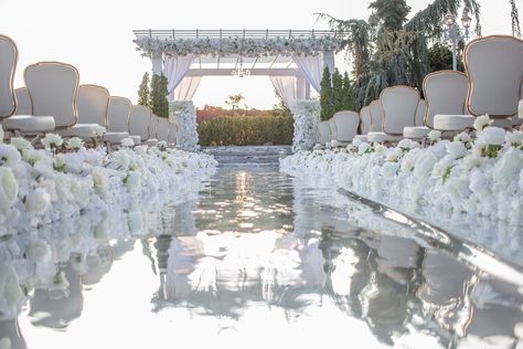 Reflective Isle Wedding, Mirror Aisle Runner Weddings, Reception Backdrop, Wedding Mirror, Aisle Runner Wedding, Wedding Reception Backdrop, Ocean Wedding, Dream Wedding Decorations, Shimmer Wall