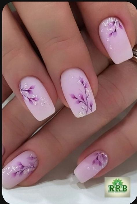 Easter Manicure, Pastel Nail Art, Simple Spring Nails, Nails Dip, 2023 Outfits, White Acrylic Nails, Purple Nail, Pink Nail Art, Blue Nail Designs