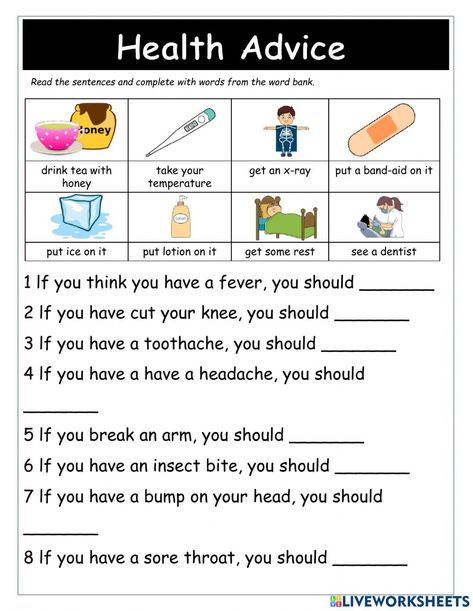 Health Vocabulary Worksheets, Health Worksheets For Middle School, Hygiene Lessons, Teaching Vowels, Health Worksheets, Materi Bahasa Inggris, Social Studies Worksheets, Learning English For Kids, Life Skills Special Education