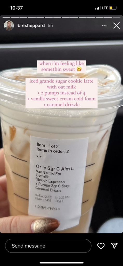 Starbucks Sugar Cookie Latte Order, Sugar Cookie Oat Latte Starbucks, Iced Sugar Cookie Almond Milk Latte, Starbucks Oat Milk Drinks, Starbucks Sugar Cookie Latte, Starbucks Sugar Cookie, Sugar Cookie Latte, Vegan Starbucks, Almond Milk Latte