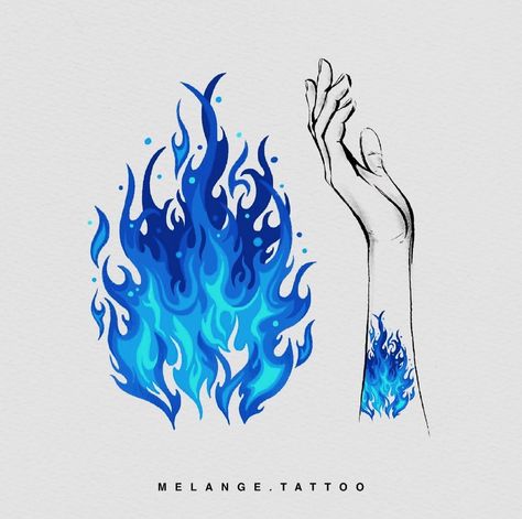 Blue Flame Drawing, Blue Flames Drawing, Blue Flame Outfit, Blue Flames Tattoo, Dabi Flames, Hand Flame Tattoo, Blue Fire Drawing, Blue Fire Tattoo, Dabi Tattoo Ideas