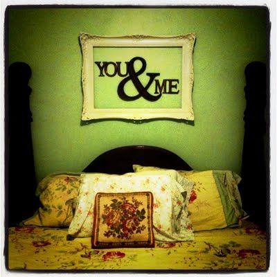 spray paint thrift store frame.  For master bedroom. Bedroom Couple, Diy Quotes, Above Bed, Couple Quotes, New Wall, Where The Heart Is, Cornice, My New Room, A Sign