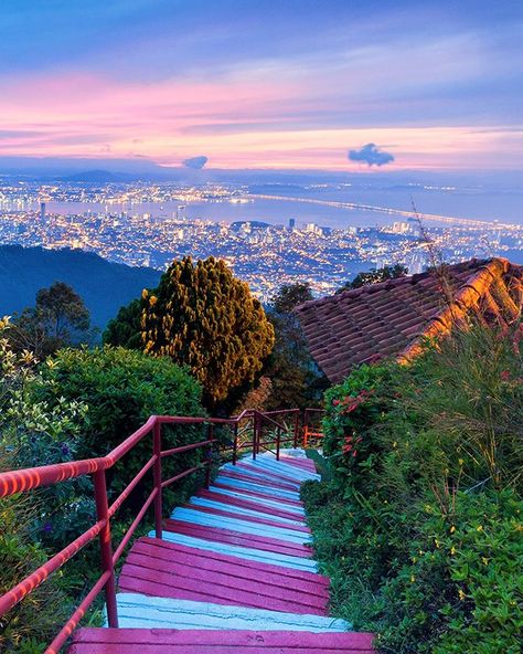 Step 1) Get up to Penang Hill. Step 2) Enjoy. the. view.  #Malaysia Malaysia Quotes, Penang Hill, Malaysia Truly Asia, Hotel Kuala Lumpur, Penang Malaysia, Malaysia Travel, Quotes To Inspire, Tour Packages, Asia Travel