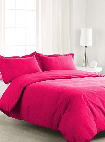 Urban Bedding, Hot Pink Room Decor, Hot Pink Bedding, Pink Bed Covers, Hot Pink Room, Hot Pink Bedrooms, Full Size Duvet Cover, Twin Size Duvet Covers, Pink Comforter