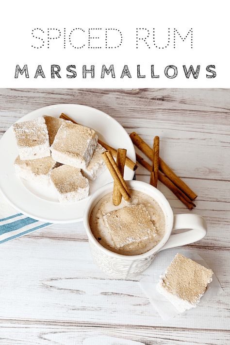 Marshmallow Flavors, Marshmellow Treats, Marshmallow Recipes, Homemade Marshmallow Recipe, Marshmallow Recipe, Yummy Candy, Boozy Cupcakes, Gourmet Marshmallow, Rum Extract