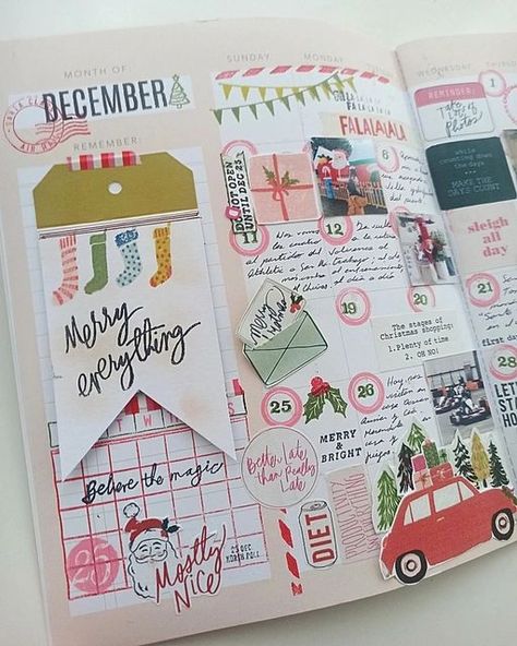 Heidi Swapp Christmas, Storyline Chapters, Jamie Pate, Memory Planning, Heidi Swapp Memory Planner, Stop The Blur, Memory Planner, Happy Planner Layout, Planner Stamps