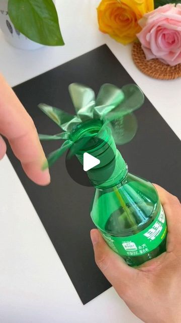 paper crafts creator on Instagram: "Small Fan Handmade: In the summer, the weather is too hot. Use a water bottle to make a small fan. The child blows it and it is very cool.

#Parentchildhandmade #handmadediy #homemadetoys #kindergartenhandmade #turnwasteintotreasure #diyfan #summerprojects #creativecrafts #funwithkids #easycrafts" Water Bottle Crafts Diy, Craft Ideas Paper, Water Bottle Crafts, Paper Craft Ideas, Art Hub, Homemade Toys, Diy Fan, Soda Bottle, Small Fan