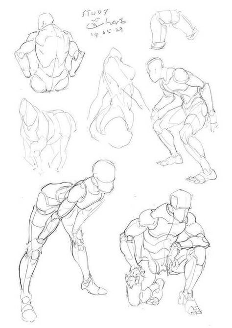 More art reference/tips - Imgur Drawing Body Poses, Human Anatomy Drawing, Výtvarné Reference, Human Anatomy Art, Anatomy Sketches, Different Poses, Body Reference Drawing, Anatomy Poses, Gambar Figur