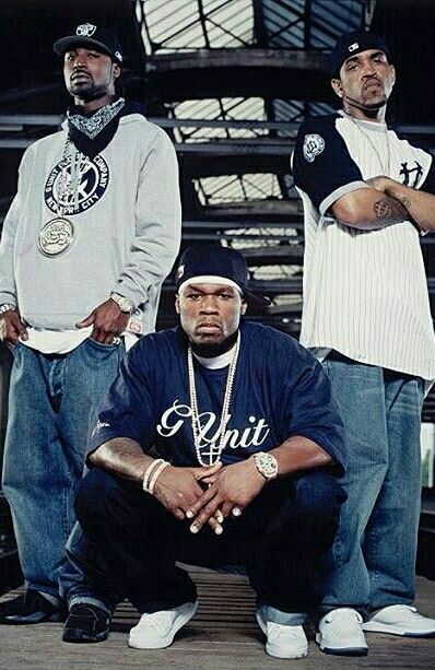 50 Cent, Young Buck, and Lloyd Banks Rap Music Hip Hop, Estilo Gangster, Hip Hop Images, Lloyd Banks, Looks Hip Hop, Ropa Hip Hop, Young Buck, G Unit, Hip Hop 90s