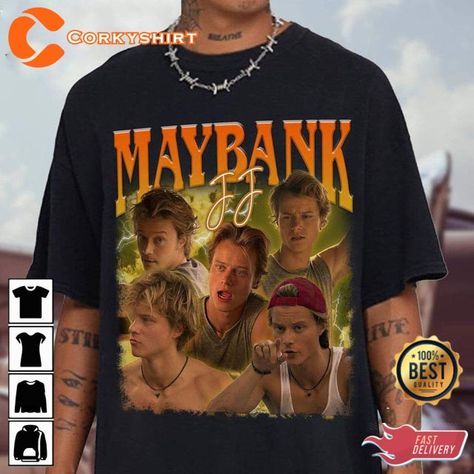 JJ Maybank Outer Banks Pouge Life Season TV Series Fan Gift Unisex T-Shirt Check more at https://corkyshirt.com/jj-maybank-outer-banks-pouge-life-season-tv-series-fan-gift-unisex-t-shirt/ Outer Banks Pouge, Jj Maybank Outer Banks, Pogue Life, Jj Maybank, Vintage Poster Design, Paradise On Earth, Outer Banks, On Earth, Vintage Posters