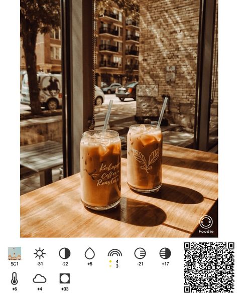 Foodie Brown Filter, Foodie Filter Code Film, Foodie Recipe Filter, Filter Foodie, Foodie Filter, Best Vsco Filters, Foodie Photography, Vintage Photo Editing, Photography Editing Apps