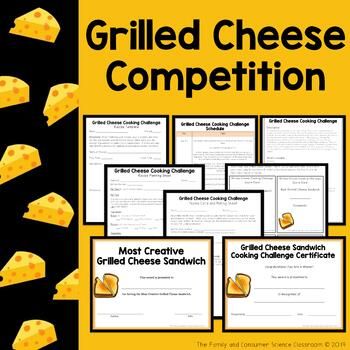 Are you looking for a fun and tasty cooking activity that teaches life skills?  Look no further than this detailed Grilled Cheese Cooking Competition lab. This lesson has complete directions to lead your students through the lesson clearly. All the planning is done for you, all you must do is print off the pages, purchase the ingredients and watch your students have fun building a grilled cheese sandwich.Please click the PREVIEW button above to get to see the product details.Lesson flows as foll Life Skills Recipes, Cooking Class For Kids, Cooking Activities For Kids, Cooking Lesson Plans, Agriculture Education Classroom, Culinary Classroom, Cooking Business, Facs Classroom, Culinary Lessons