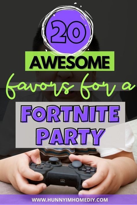 Are you throwing a Fortnite birthday party? You need tons of great video game themed ideas! The boys at your party will love getting these favor boxes -- some of them even look like drops, making them perfect for a virtual party! Don't forget about finding fun favors for your goody bags or table! These Fortnite goodies for kids are the perfect gifts for your guests. Party Favors For Video Game Party, Fortnite Birthday Party Favors, Fortnite Goody Bag Ideas, Gaming Party Favors, Video Game Party Cake, Video Game Party Food, Fortnite Party Games, Fortnite Party Favors, Ideas For Your Birthday