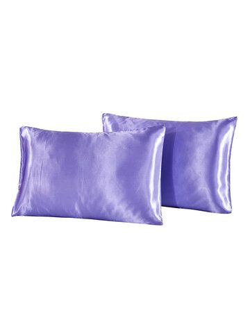 I found this amazing 2 pcs/set Soft Silk Satin Pillow Case Bedding Solid Color Pillowcase Smooth Home Cover Chair Seat Decor with US$9.99,and 14 days return or refund guarantee protect to us. --Newchic Brighten Teeth, Pillow Case Bed, Satin Pillow, Fabric Shaver, Comfortable Pillows, Satin Pillowcase, Silk Pillow, Hair Breakage, Silk Pillowcase