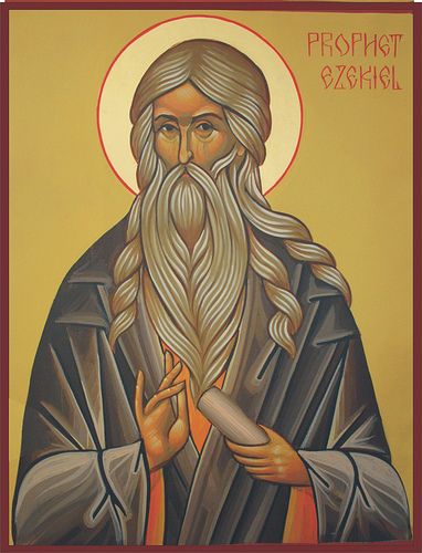 Prophet Ezekiel, Valley Of Dry Bones, Byzantine Art, Byzantine Icons, Orthodox Christianity, New Heart, Greek Orthodox, Old Testament, Orthodox Icons