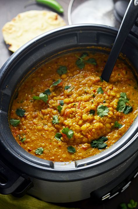 Dahl Recipe, Indian Lentils, Spiced Lentils, Happy Kitchen, Vegan Eats, Lentil Recipes, Unsweetened Coconut, Idee Pasto Sano, Indian Spices