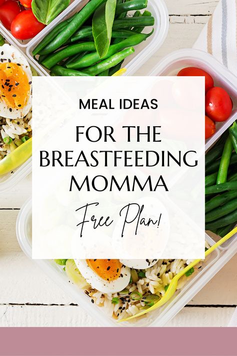 Do you need ideas for meals that are great for breastfeeding? Look no further! Check out this printable meal plan with food lists! Meals For Nursing Moms Recipes, Meals To Eat While Breastfeeding, Breast Milk Foods To Eat, Meal Plan For Breastfeeding Mom, Meals For Breastfeeding Moms, Meal Plan Free Printable, Breastfeeding Meals, Breastfeeding Meal Plan, Ideas For Meals