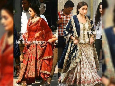 Alia Bhatt In Kalank, Maduri Dixit, Viral Pictures, Dharma Productions, Mahira Khan, Sonakshi Sinha, Varun Dhawan, Madhuri Dixit, Indian Attire