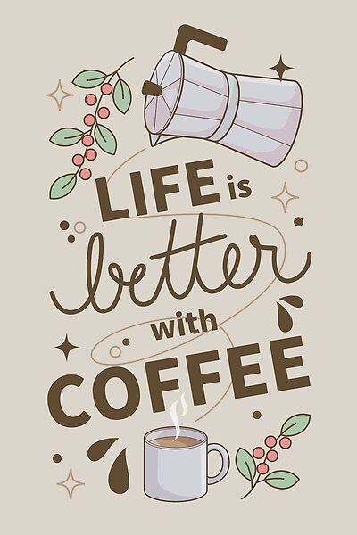 Desain Ui, Bon Film, Coffee Today, Coffee Wallpaper, Coffee Talk, Coffee Obsession, Coffee Bar Home, Coffee Illustration, Coffee Poster