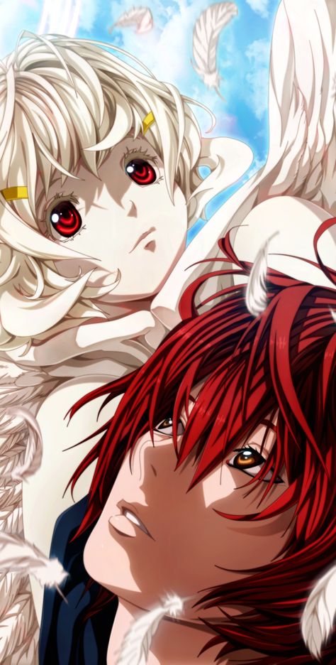 Imágenes#906|PT-3️⃣. Yusuke Murata, Platinum End, Red Hair Color, Red Eyes, Cool Wallpaper, Character Illustration, Anime Images, Jujutsu, Aesthetic Anime