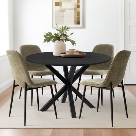 Wade Logan® Amileigh 5 - Piece Pedestal Dining Set & Reviews | Wayfair