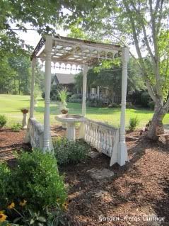 Old Porch, Indoor Railing, Porch Columns, Porch Posts, Garden Junk, Garden Arbor, Porch Railing, Outside Living, Garden Trellis